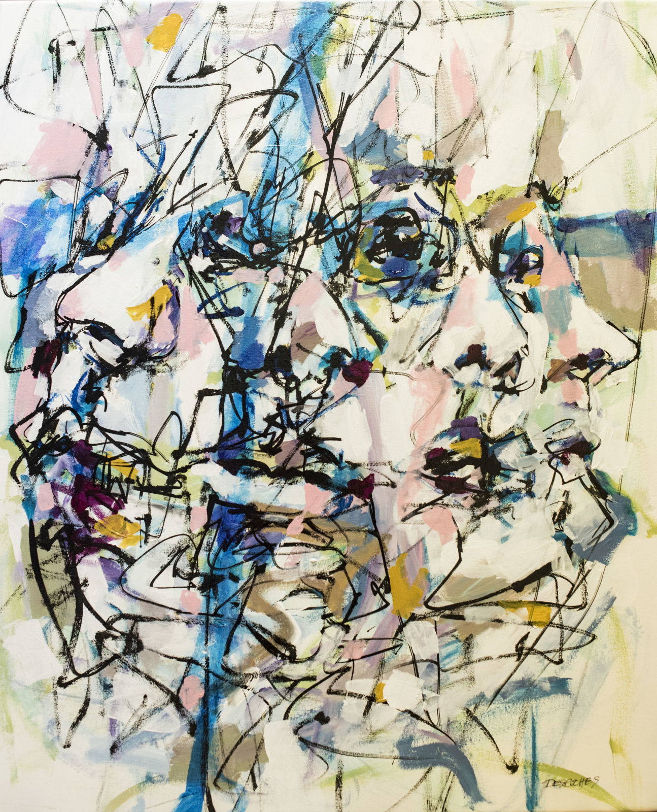 'Emotion Faciale Series IV' by Michel Desroches